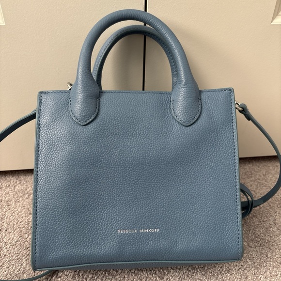 NWOT Rebecca Minkoff Sky Blue Satchel - Picture 2 of 6